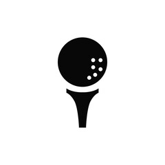 golf ball logo icon