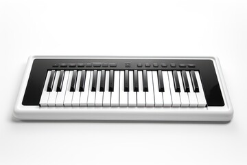 Electronic keyboard for tablets isolated on white background