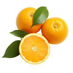 Delicious oranges on transparent background PNG