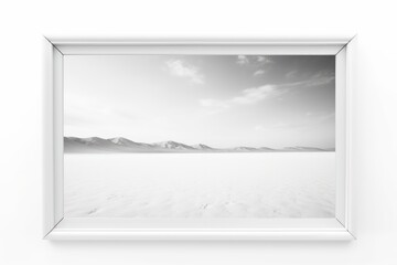 Digital photo frame isolated on white background