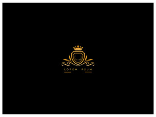 Luxury logo design vector ,illustration