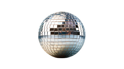 Luxury disco ball silver reflective party nightlife decoration
