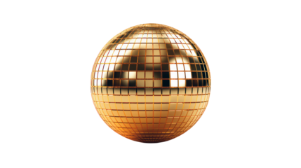 Luxury gold disco ball party nightlife decoration