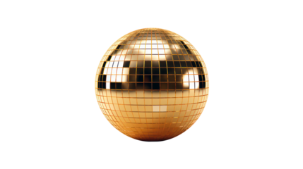 Luxury gold disco ball party nightlife decoration