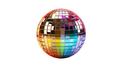 Colorful Disco ball multi-colored party nightlife rainbow 