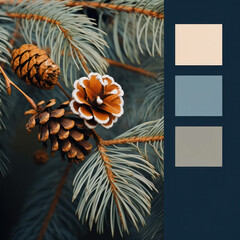 Nature background background closeup plant decorative wood tree christmas pine green seasonal evergreen cone