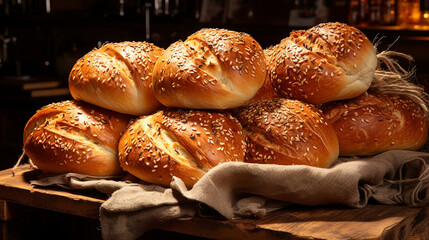 baked bread HD 8K wallpaper Stock Photographic Image 