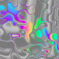 Abstract colorful wavy groovy psychedelic background. Abstract marbleized effect background.