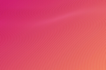Two Color 3D Halftone Wave Effect Background Illustration