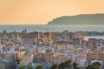 Panorama of Trapani from Erice