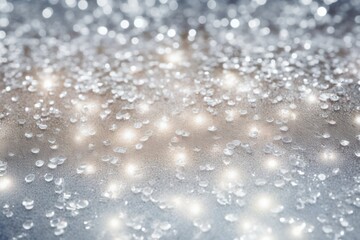 Silver glitter background with sparkling texture. Silver glitter Sparkling luxury sequins,