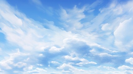 White clouds, beautiful sky for background