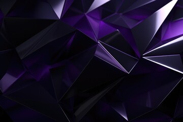 An abstract purple background with many triangular shapes