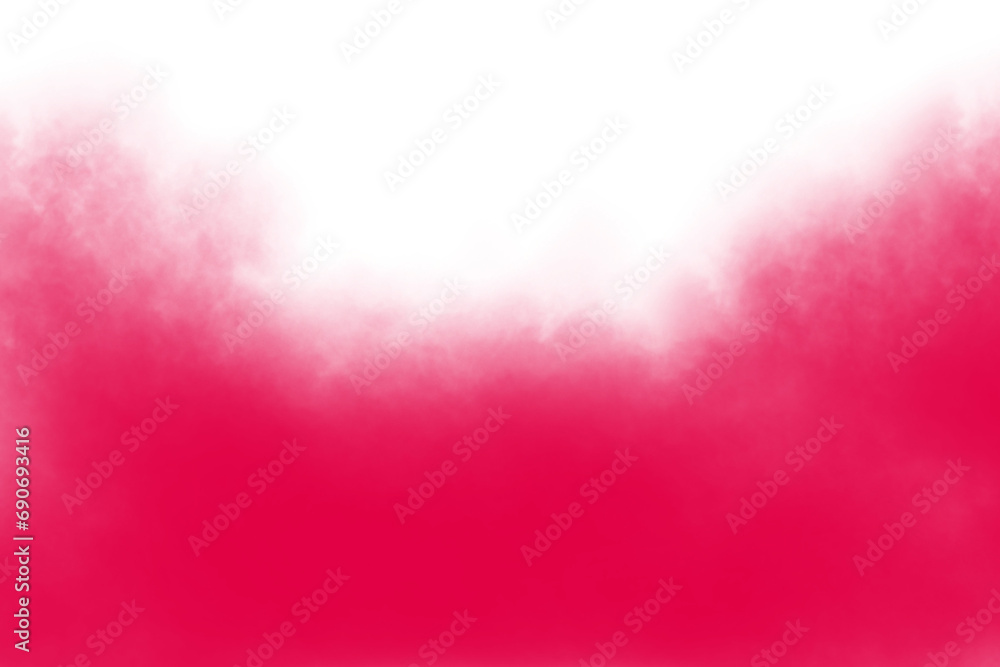 Canvas Prints dark red smoke effect floating on transparent background. natural vapour or red smoke, mist fog text