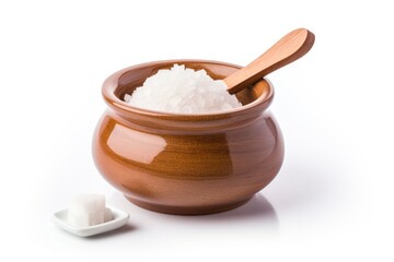 Sugar bowl isolated on white background