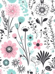 
seamless floral pattern
seamless floral background
seamless pattern with flowers