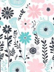 
seamless floral pattern
pattern
seamless pattern with flowers