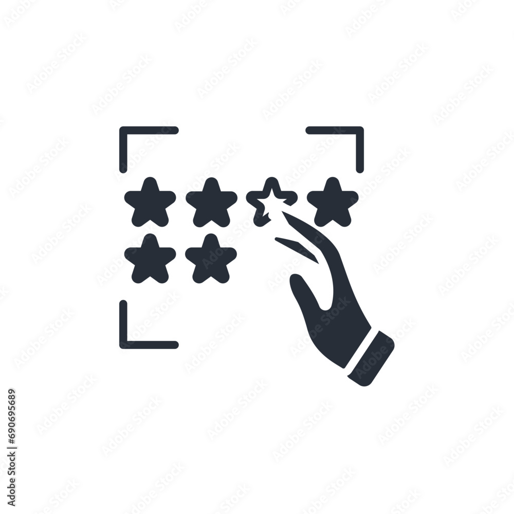 Poster password icon. vector.editable stroke.linear style sign for use web design,logo.symbol illustration.