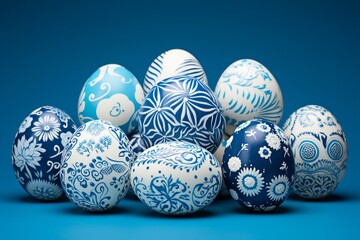 Egg Cellent Easter Composition A Beautifully Rendered 3d Display Background