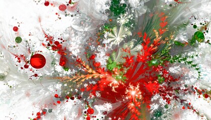 Abstract festive background. Christmas atmosphere in an explosion of colors
