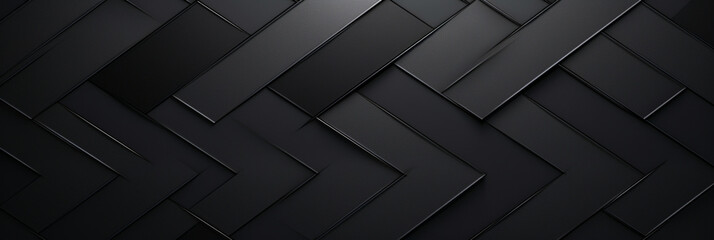 黒色の壁のパネルのテクスチャの背景画像,Black Wall Panel Texture Background Image,Generative AI	 - obrazy, fototapety, plakaty