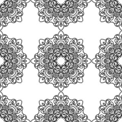 Beautiful background with rich, old style, luxury ornamentation, fashioned seamless pattern, white vector wallpaper