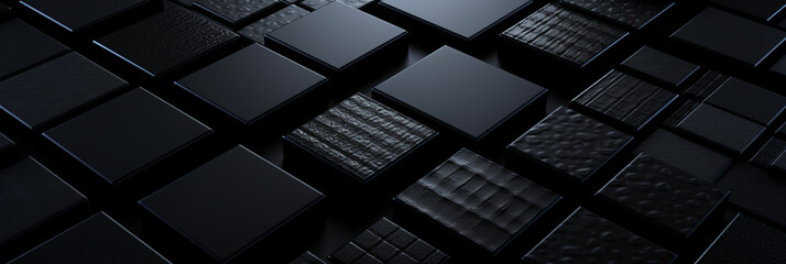 抽象的な背景。黒い背景。3Dレンダリング,Abstract background. Black background. 3D rendering,Generative AI	 - obrazy, fototapety, plakaty