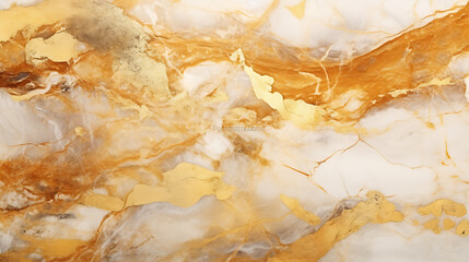 Gold Elegant Marble Background - Luxurious Gilded Stone Texture 