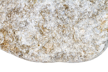 Part of a gray stone