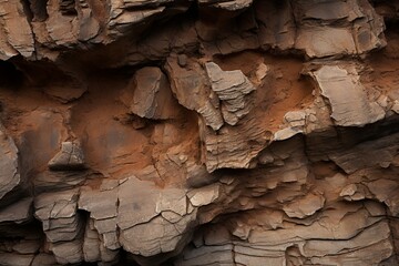 closeup of Natural Stone patterned soil texture