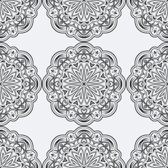 Elegant vector classic pattern. Seamless abstract background with repeating elements.