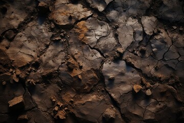 closeup of Natural Stone patterned soil texture - obrazy, fototapety, plakaty
