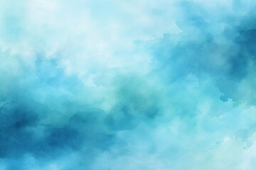 Obraz premium Light sky Blue abstract watercolor grunge background