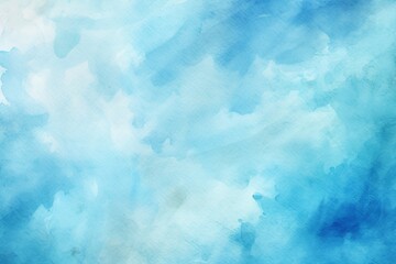 Obraz premium Light sky Blue abstract watercolor grunge background
