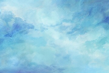 Fototapeta na wymiar Light sky Blue abstract watercolor grunge background