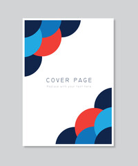 cover design, flyer brochure advertising background, modern leaflet, poster magazine with circle shape, layout template, annual report for presentation.