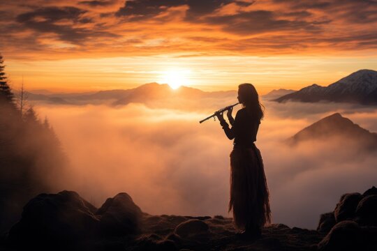 This sweeping orchestral piece depicts the dawn
