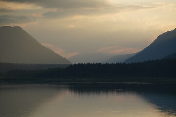 Abendstimmung am Sylvensteinspeicher