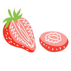 strawberry fruit icon