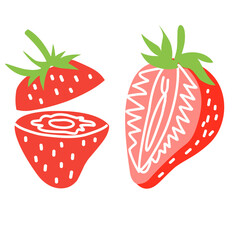 strawberry fruit icon