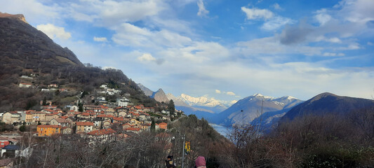 mountain village in the mountains