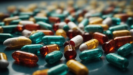 Table of Vibrant Pills