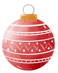 Watercolor Christmas decorations hand drawn illustrations watercolor winter isolated decors, printable, decors, cards, invitations, greeting cards, holiday gifts