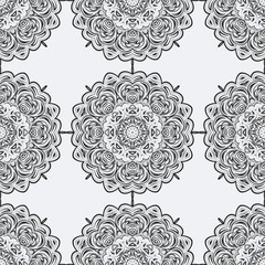 Elegant vector classic pattern. Seamless abstract background with repeating elements.