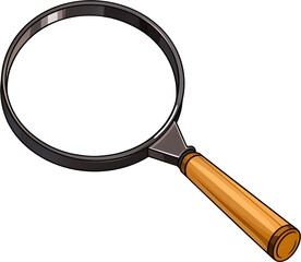 magnifying glass, magnifying glass, convex lens