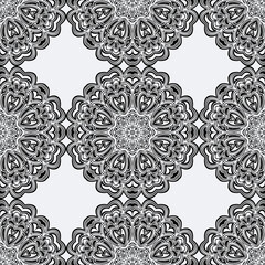 Abstract nature shape seamless pattern. Trendy contemporary background vector illustration collection.