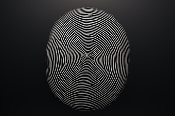 White macro fingerprint,Fingerprint detail,Real fingerprint in black background Super macro