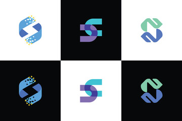 vector collection of letter S logos