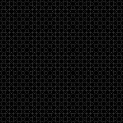 Seamless surface pattern design with Moroccan stars and crosses tiles ornament. Oriental traditional ornamentation with repeated geometric shapes. Ancient mosaic wallpaper. Grid motif. Digital paper.