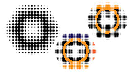 illustration of an background with circular pattern